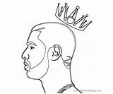 Drake Coloring Pages Rapper Printable Crown Kids Clipart Print Color Drawings Drak Book Template Amazing Getcolorings Sketch Designlooter Clipground Birijus sketch template