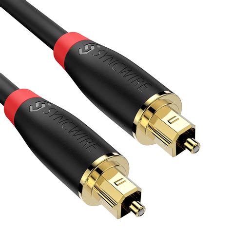 mua digital optical audio cable toslink cable  gold plated ultra durable  syncwire