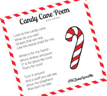 candy cane poem    sync life