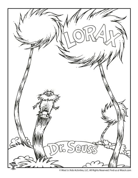 lorax coloring pages idih speed