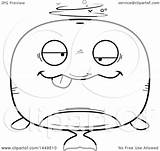 Mascot Lineart Whale Drunk Character Illustration Cartoon Royalty Cory Thoman Graphic Clipart Vector 2021 sketch template