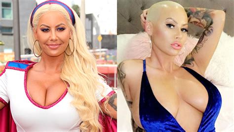 amber rose shows off breast reduction see before and after