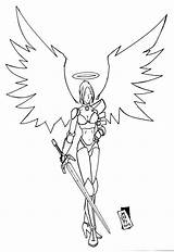 Valkyrie Coloring sketch template