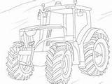 Traktor Massey Ferguson Ausmalen Ideen sketch template