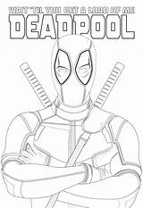 Deadpool Coloring Pages Printable Lego Colouring Cartoon Marvel Info Cute sketch template
