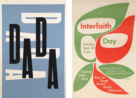paul rand american  highlights   poster collection