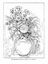 Coloring Pages Flower Paintings Dover Adults Adult Color Own Great Blank Choose Board Wildflowers Printable sketch template