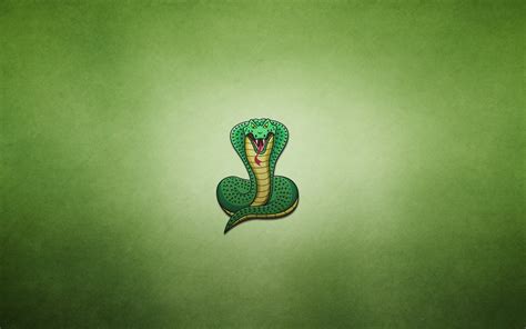 green cobra snake creative hd wallpaper  wallpapers hd gallery