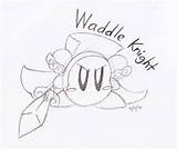 Waddle Dee Coloring Pages Warrior Star Deviantart Search Again Bar Case Looking Don Print Use Find sketch template