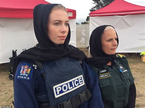 the hijab wearing police officer whose striking picture went viral