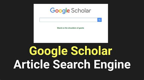 google scholar article search   search article machine learning data magic youtube