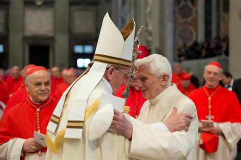 retired pope benedict watches his successor soar the washington post