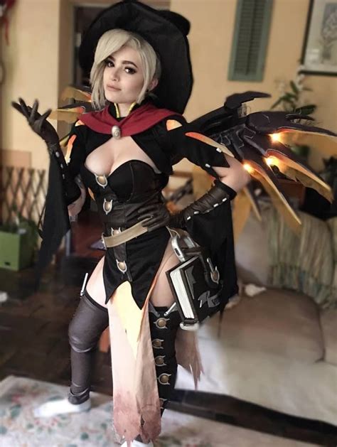 witch mercy from overwatch by zalaria cosplay zalariacos more at