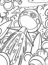 Coloring Pages Coloring4free Space Rocket Launch Related Posts sketch template