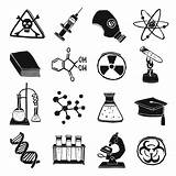 Vector Chemistry Icon Laboratory Science Set Icons Illustration Clipart Isolated Education Vectors sketch template