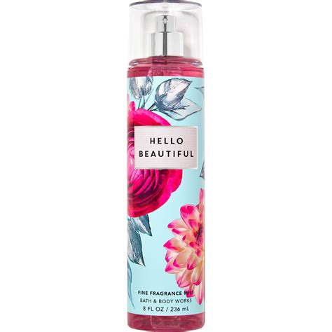 bath and body works hello beautiful fragrance mist signature collection