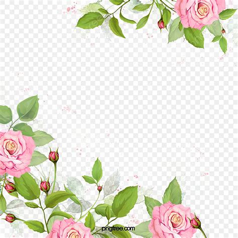 pink floral png transparent pink floral background pink flowers rose png image