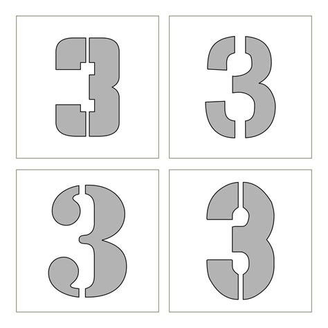 number  printable templates     printablee