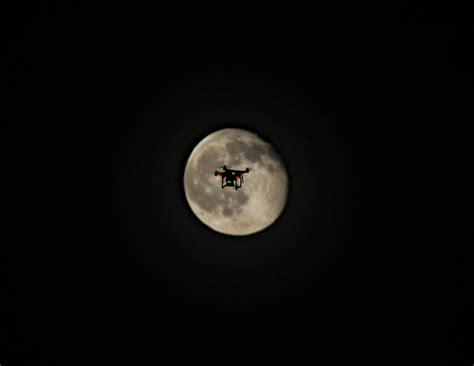 drone   full moon photograph  steve bell