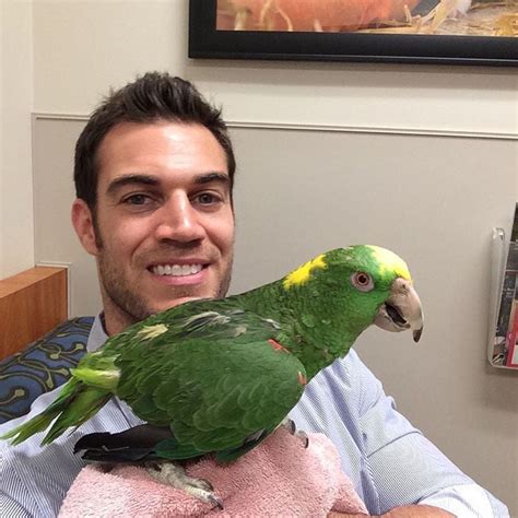Taking A Selfie With A Parrot The Hot Veterinarian