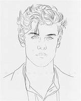 Shawn Mendes Flotte Tegninger Menneske Mendez Drawing ᴘɪɴᴛᴇʀᴇsᴛ Masculino Outline Tegning Drawings sketch template