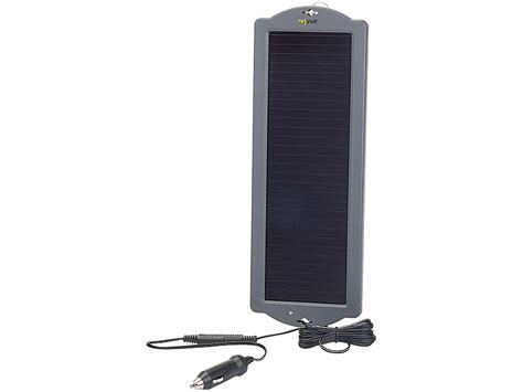 revolt solarpanel  erhaltungs solargeraet fuer auto pkw batterie