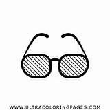 Gafas Colorare Occhiali Sole Lenses Eyewear Ultracoloringpages sketch template