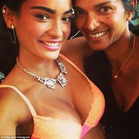 Kelly Gale Shares An Embrace With Her Lookalike Mother In Between Takes