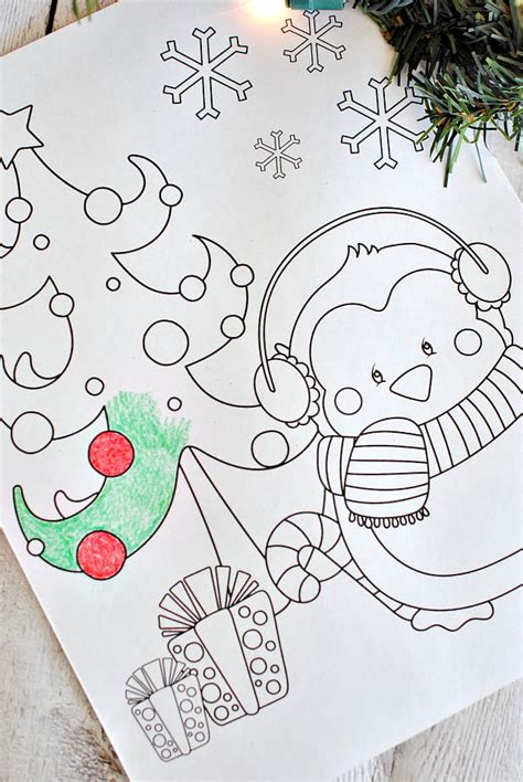 printable christmas coloring pages crazy  projects