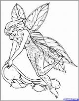 Fairy Realistic Fairies Draw Coloring Pages Drawing Moon Step Drawings Dragoart Printable Value Mermaid Getcolorings Pencil Color Print Adult Fair sketch template