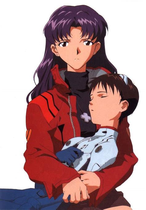 what is the meaning behind misato and shinji relationship
