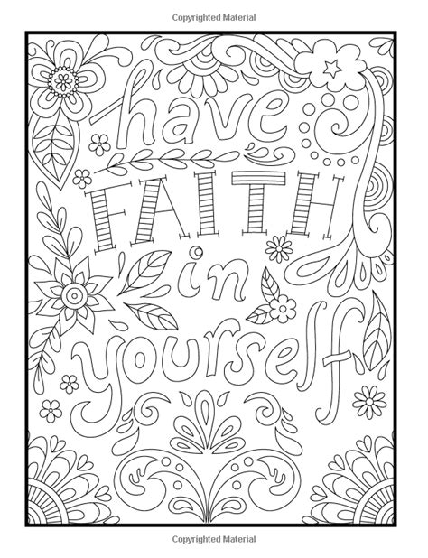 affirmation coloring pages sketch coloring page