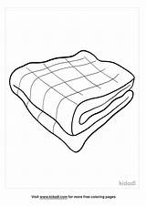 Blanket sketch template
