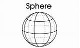 Sphere Shapes Shape 3d Clipart Spherical Kids Print Example Simple Printable Geometry Kidspot Activity Click Any Own Off sketch template