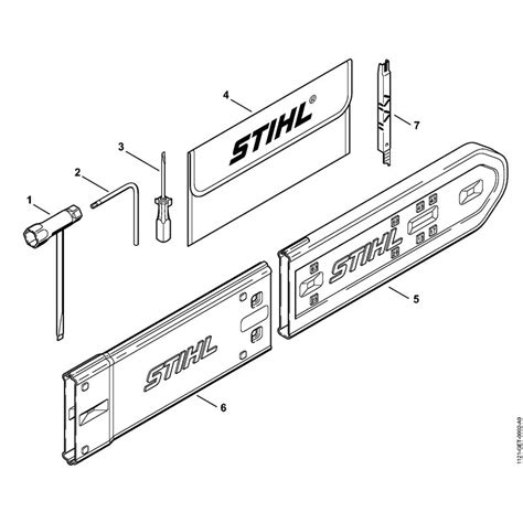 stihl  chainsaw  parts diagram tools