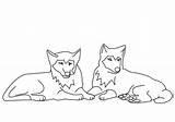 Loups Hellokids Coloriages Loisirs sketch template