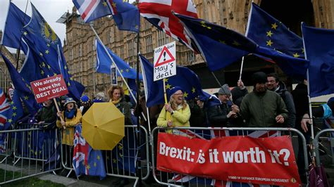 britons set  march  london  demand  brexit vote   york times