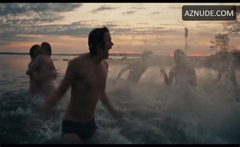 Bill Skarsgard Shirtless Swim Suit Scene In Behind Blue Skies Aznude Men