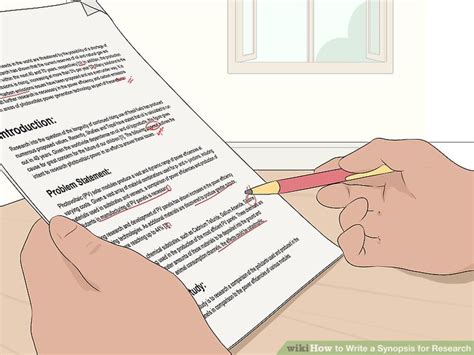 write  synopsis  research  steps  pictures