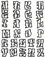 Graffiti Letters Coloring Pages Alphabet Fonts Font Lettering Styles Creator Airbrush Crazy Printable Street Bubble Letter Gangster Graffitie Writing Designs sketch template