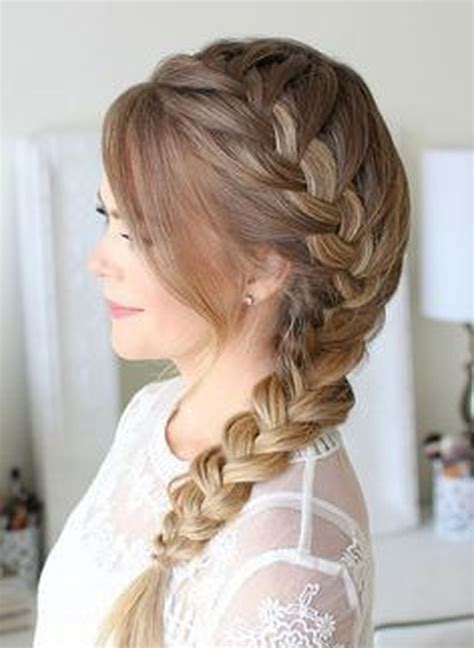 43 awesome side braid hairstyles ideas for long hair side french