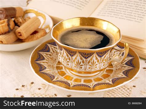 fashioned cup  coffee  stock images   stockfreeimagescom