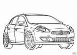 Fiat Bravo Coloring Pages Drawing Color Main Skip sketch template