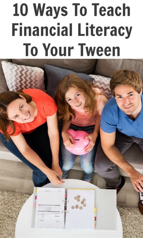 10 ways to teach financial literacy to your tween tots network