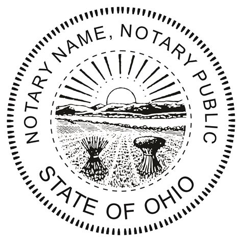ohio notary stamp winmark stamp sign stamps  signs