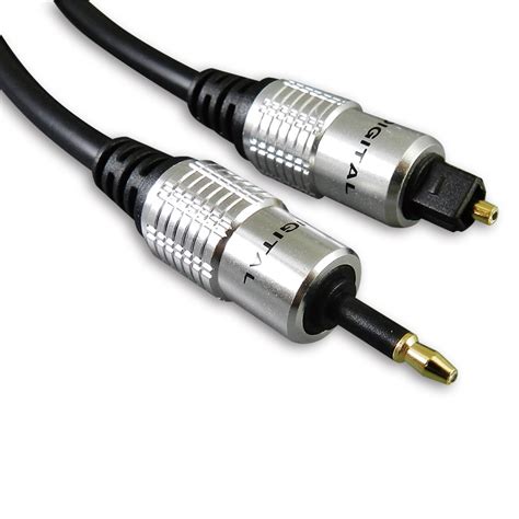 spdif optical digital audio cable mini toslink mm  toslink   ft