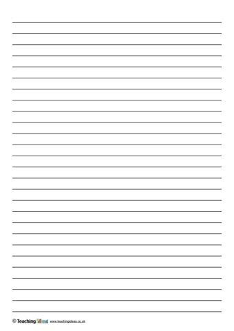 lined paper templates printable lined paper writing paper printable