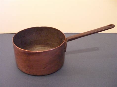 antique small copper pot  handle  sale antiquescom classifieds
