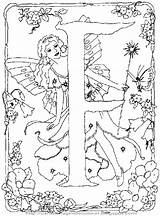 Colorat Alfabet Imagini Alfabetului Literele Fairy Litere Alfabetul Fairies sketch template