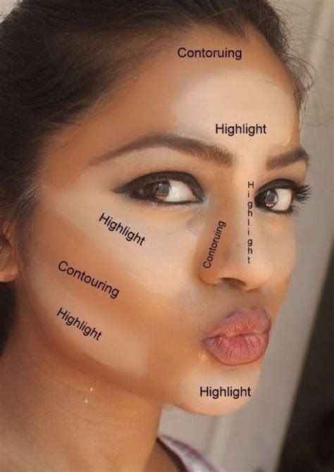 makeup to make your face look skinny